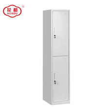 Stainless steel 2 door wardrobe metal locker